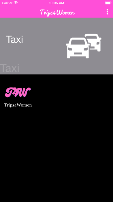 Trips4Women App Screenshot