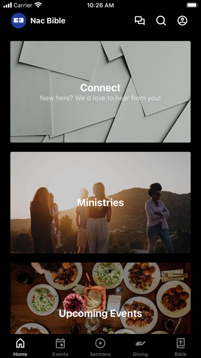 Nacogdoches Bible Fellowship Screenshot