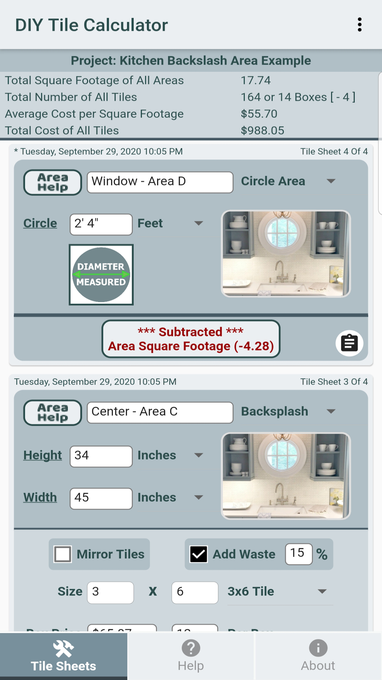 DIY Tile Calculator Pro