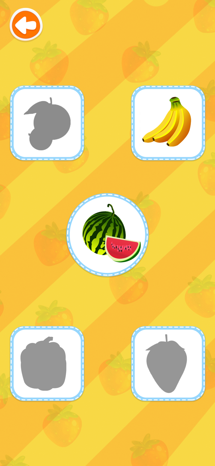 Glitter fruits coloring