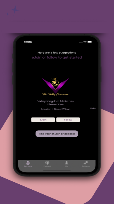 RhemaCast app screenshot