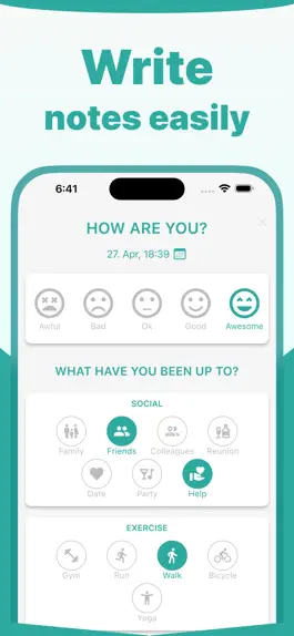 Game screenshot Happy Mood Journal apk