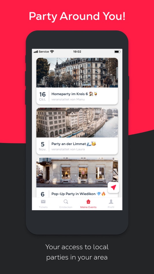 #1. Invite - Party Around You (iOS) 由: Invite app