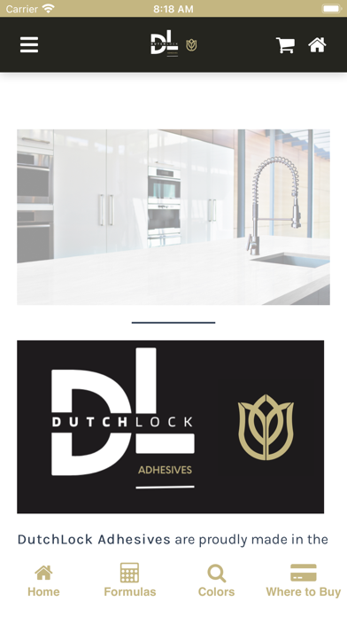 DutchLock Adhesives Screenshot
