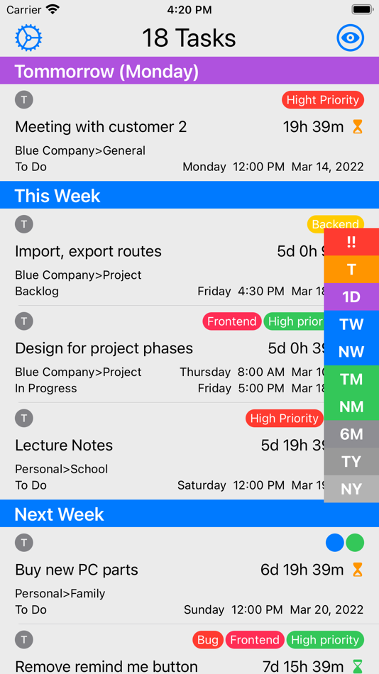#8. Next2Do (macOS) Podle: AITES s. r. o.