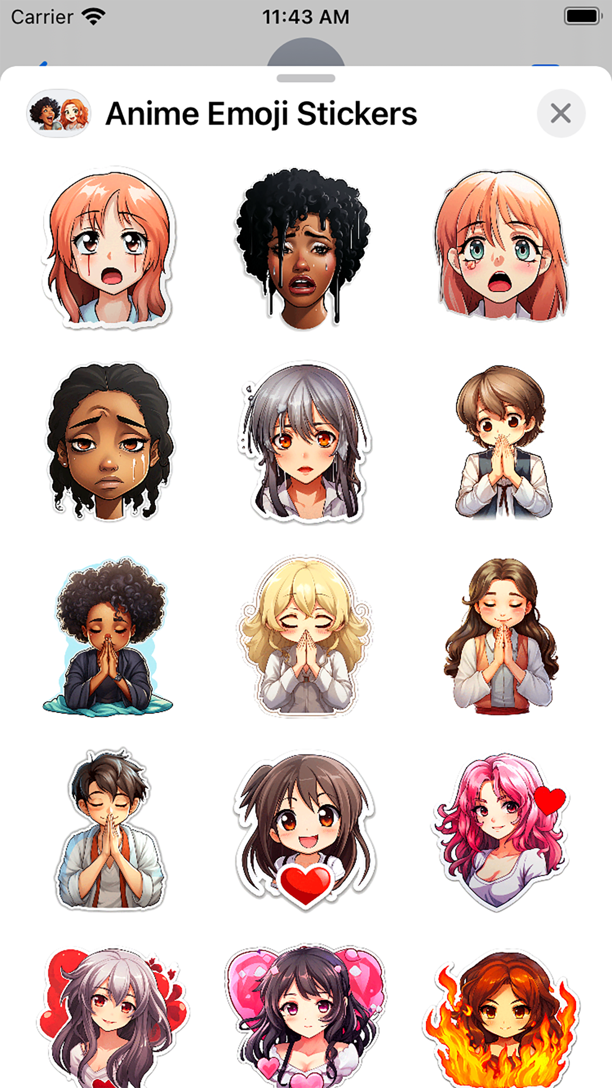 Anime Emoji Pack