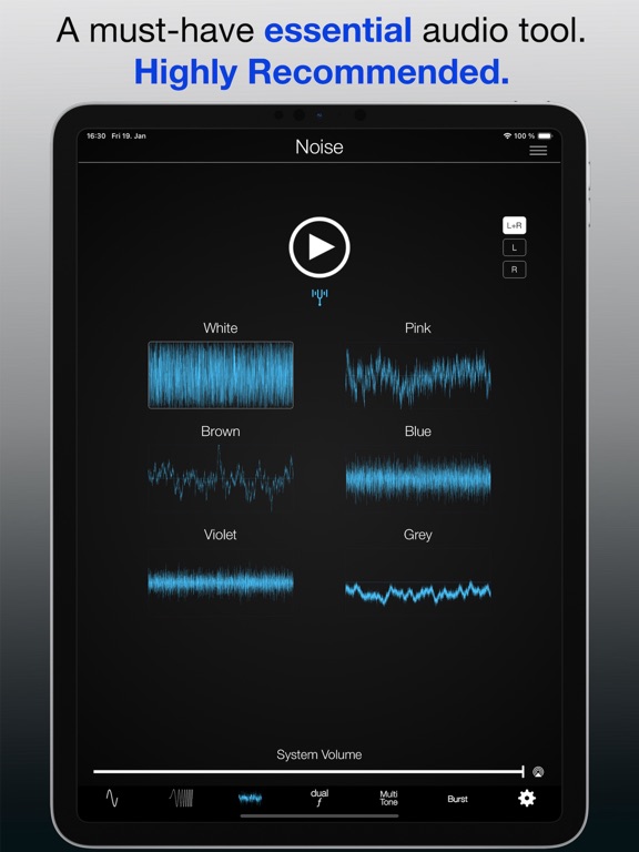 Screenshot #6 pour Audio Function Generator PRO