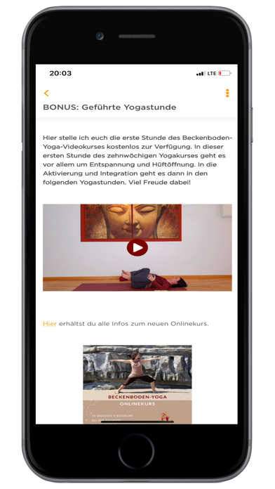 Yoga, Meditation & Beckenboden Screenshot