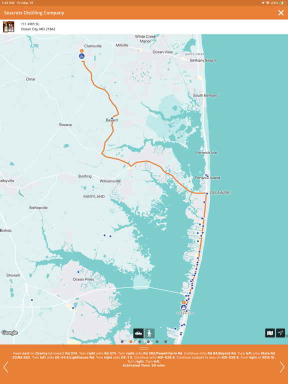 Experience OC iPad screenshot 8 - Travel app