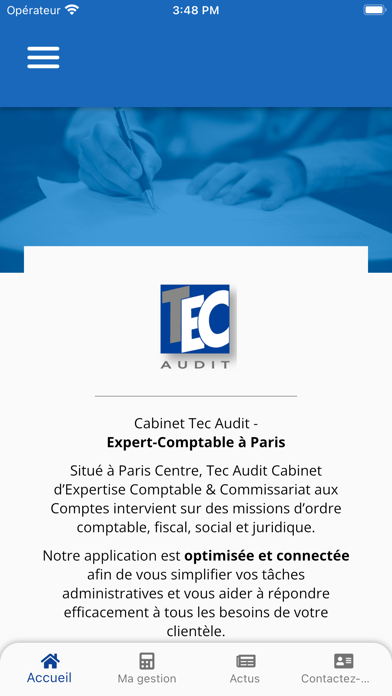 My Tec Audit - Comptable Paris Screenshot