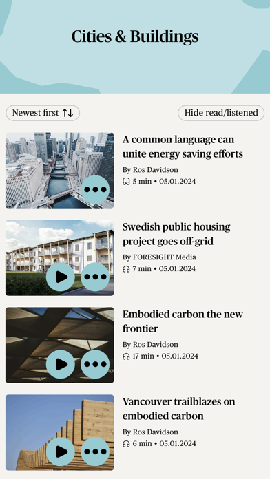 FORESIGHT Climate & Energy Screenshot