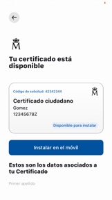 Certificado digital FNMT screenshot