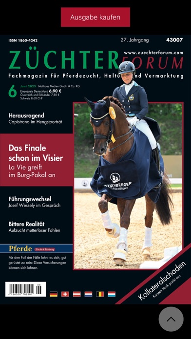 Züchterforum E-Paper Screenshot