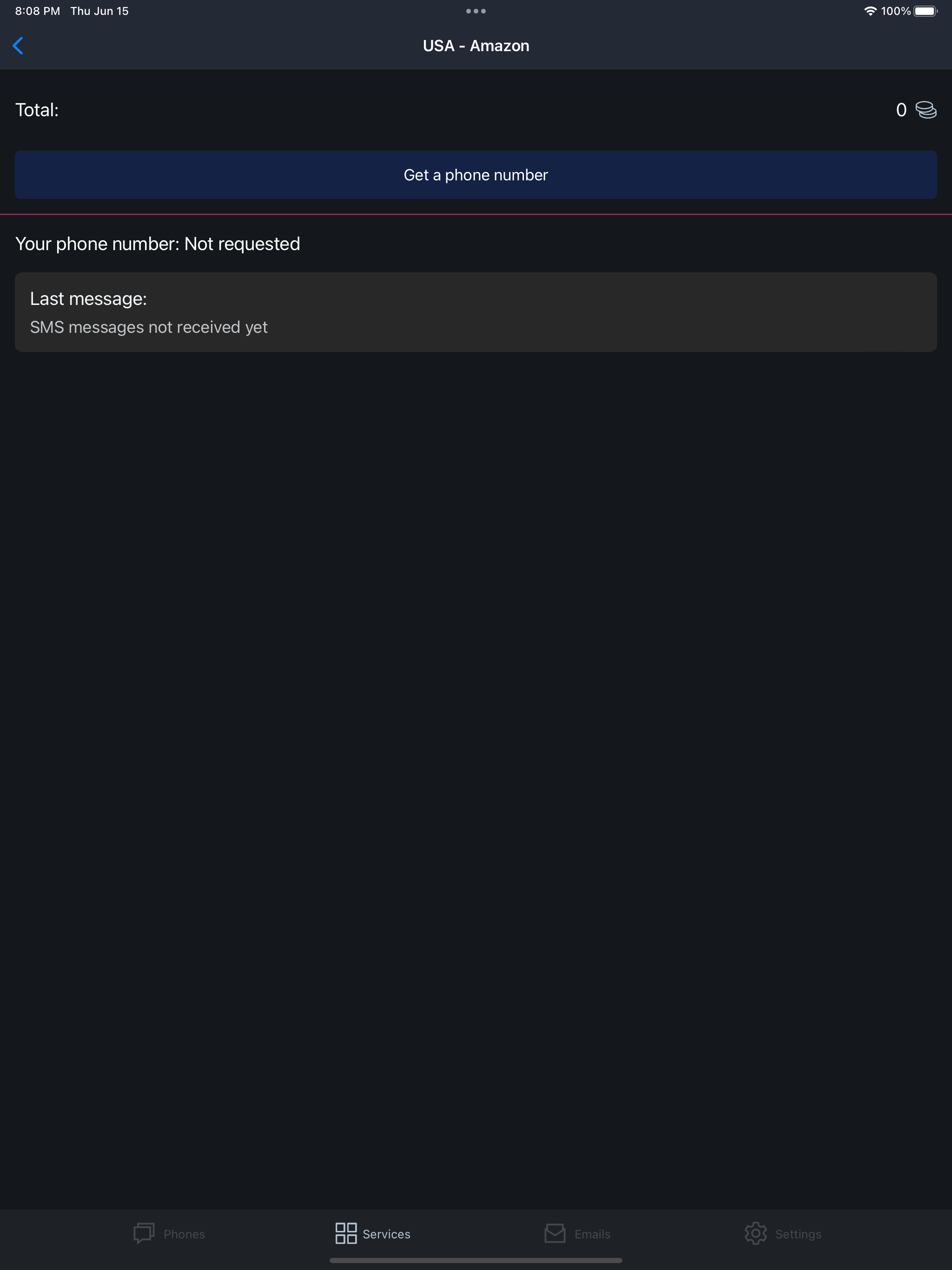 SMS & Email: Confirm