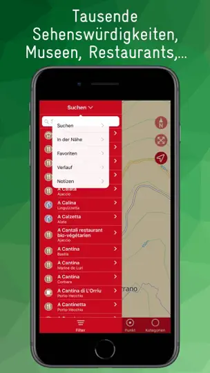 Screenshot von Korsika Offline auf dem iPhone 4