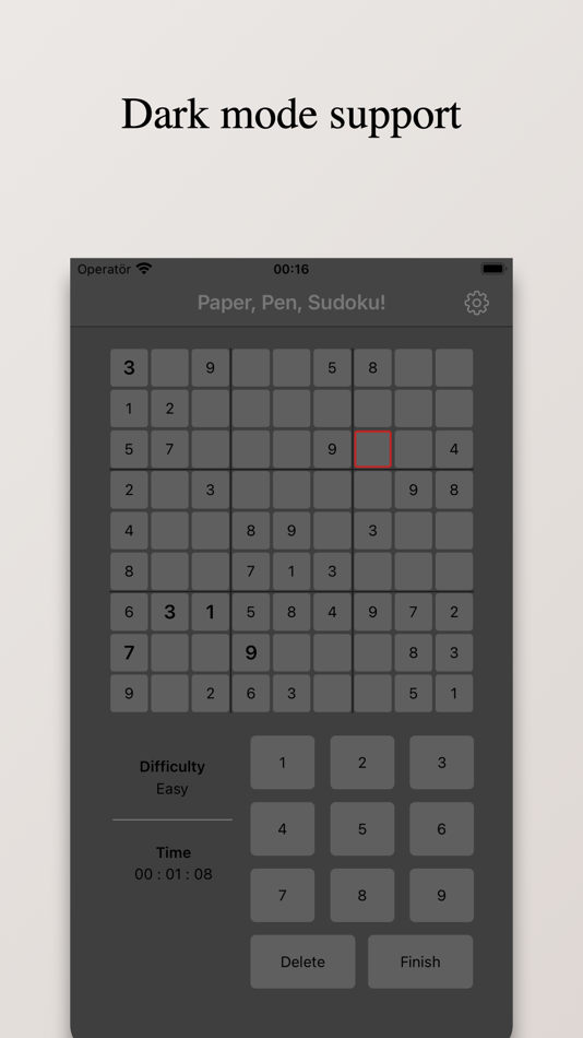 #3. Paper, Pen, Sudoku! (iOS) 由: Mert Gurcan