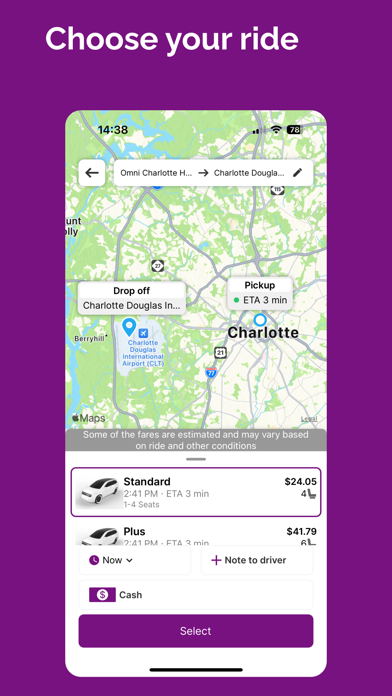 Just Her Rideshare Screenshot