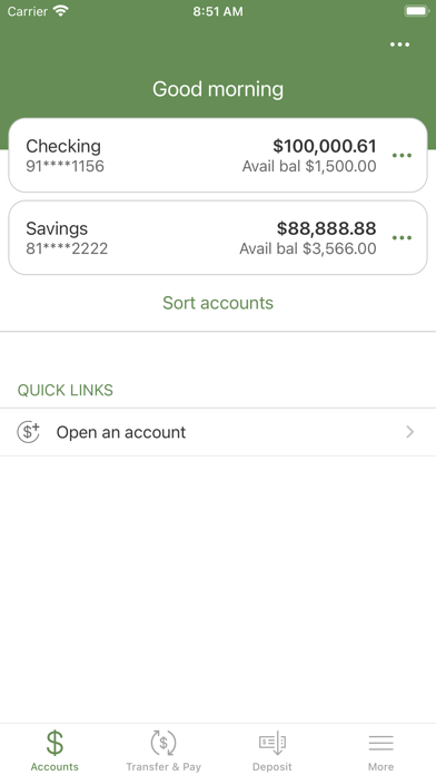 Bank of South Texas Mobile Screenshot