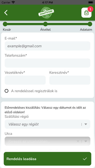 Westy Zöld Futár Screenshot