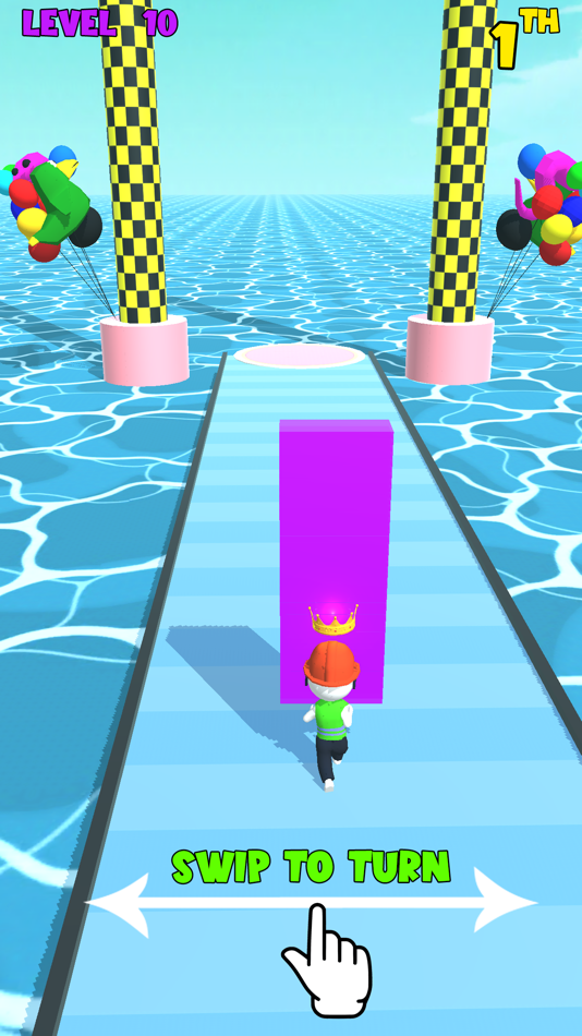 #3. Fun Race 3D Game : Bridge Race (iOS) 由: Shahid Iqbal Iqbal