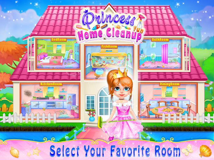 Princess Fun Home Cleanup