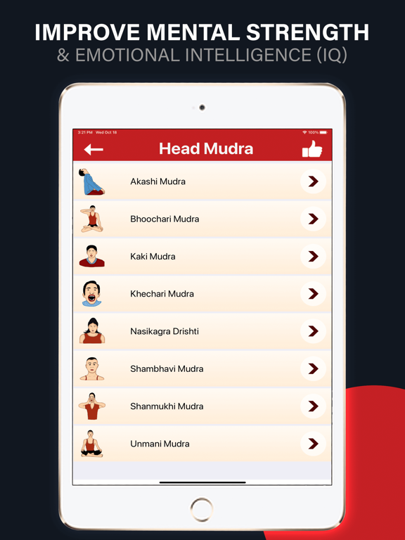 Mudras [YOGA] iPad screenshot 5 - Health & Fitness app