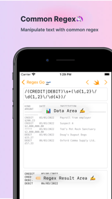Regex Go screenshot