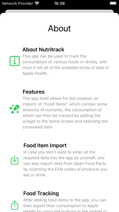 Screenshot #3 pour Nutrient Tracker/Exporter