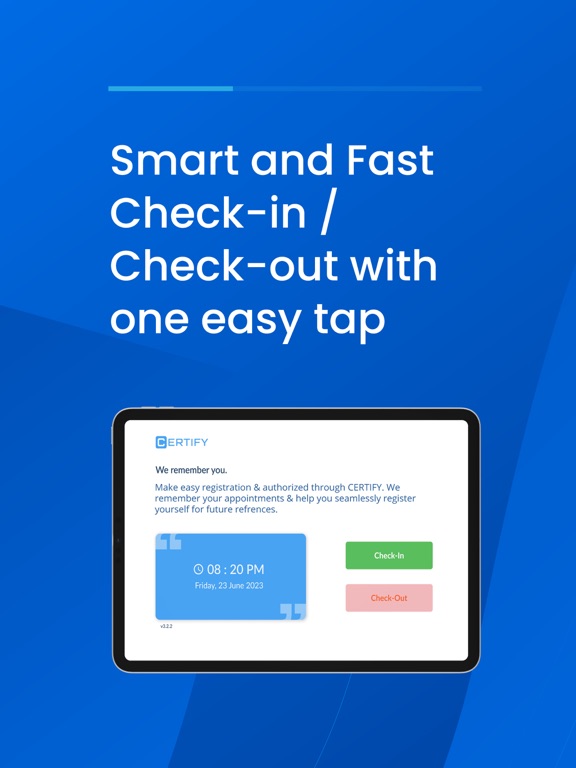 Screenshot #4 pour CERTIFY.me Kiosk