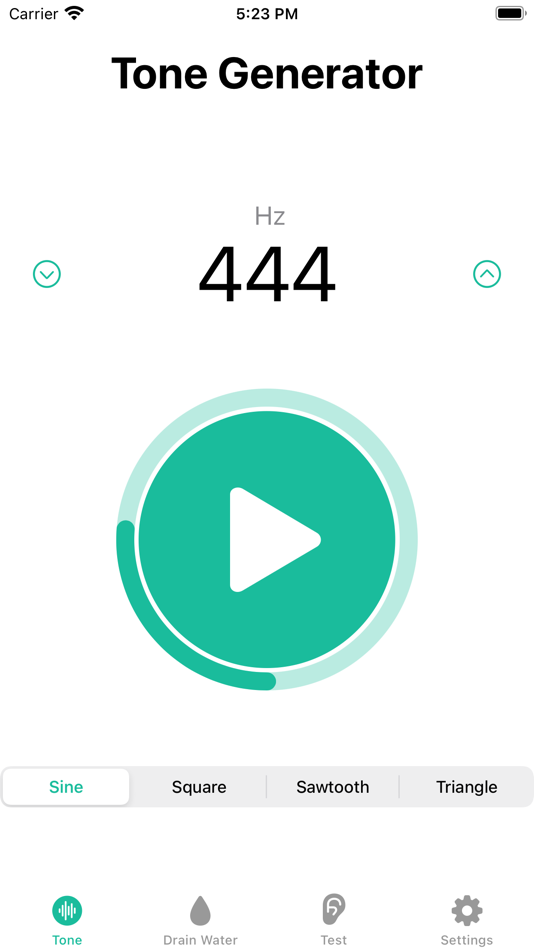 #1. Tone Generator Simple (iOS) Podle: Tevfik Yucek