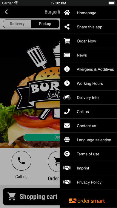 Burgerliebling Lieferservice Screenshot