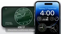 analog clock - desk widget iphone screenshot 1