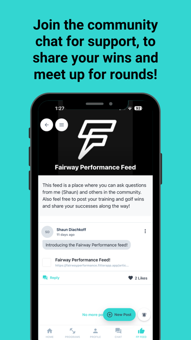 Fairway Performance Screenshot