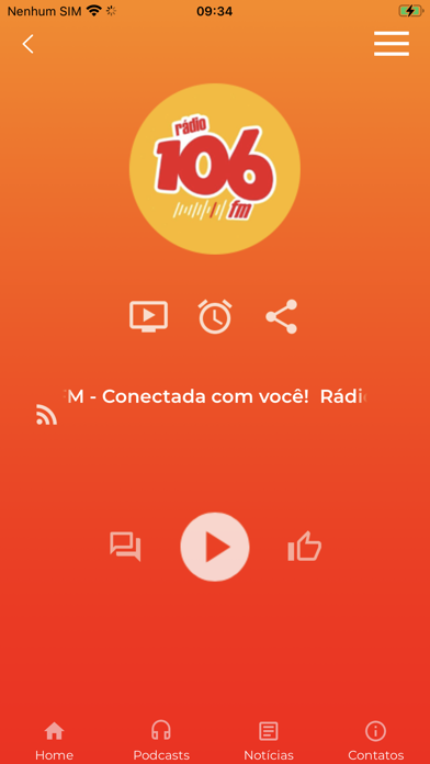 Rádio 106 FM - Ao Vivo Screenshot