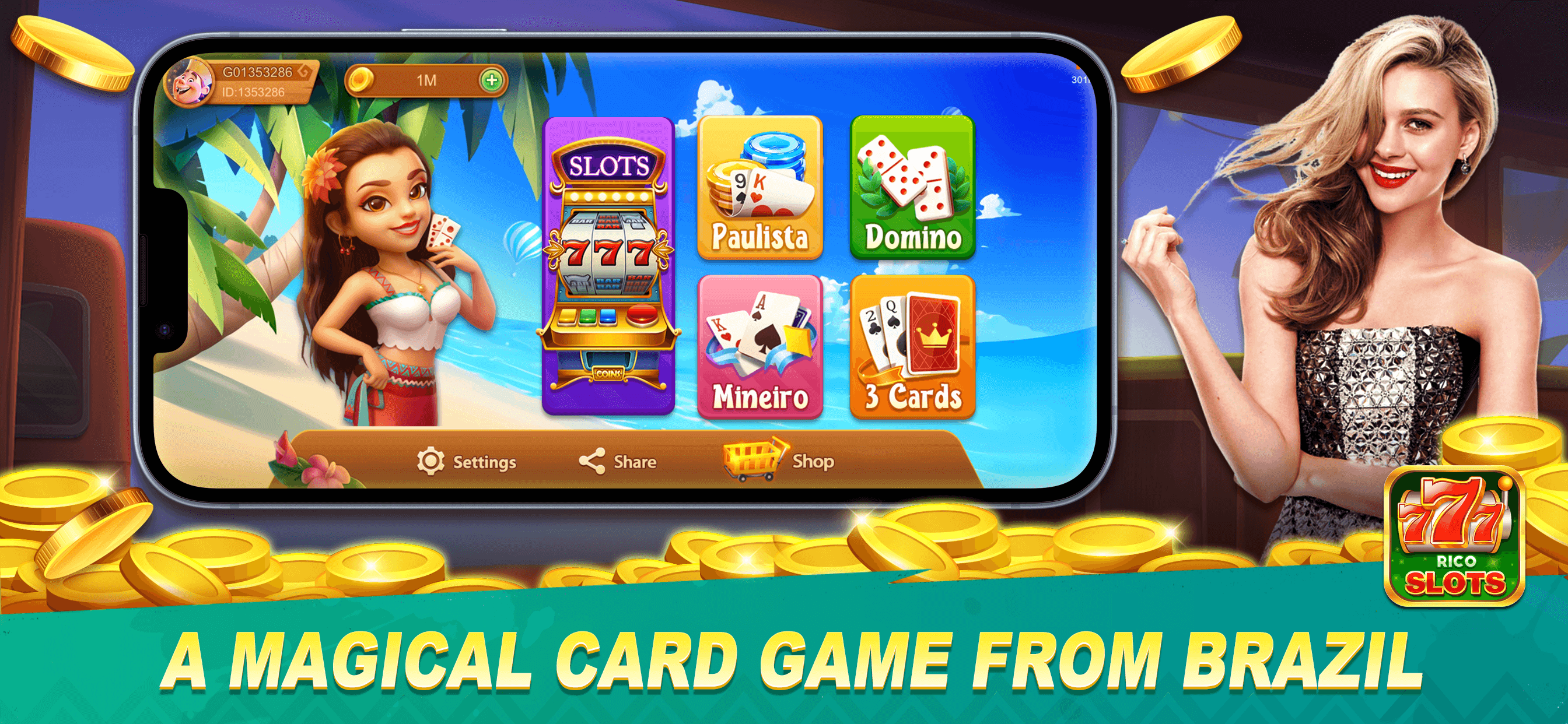 Slot Rico - Jogo Clássicos