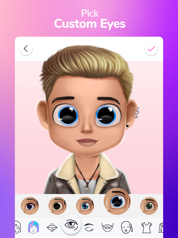 Dollicon - Doll Avatar Maker iPad screenshot 4 - Entertainment app