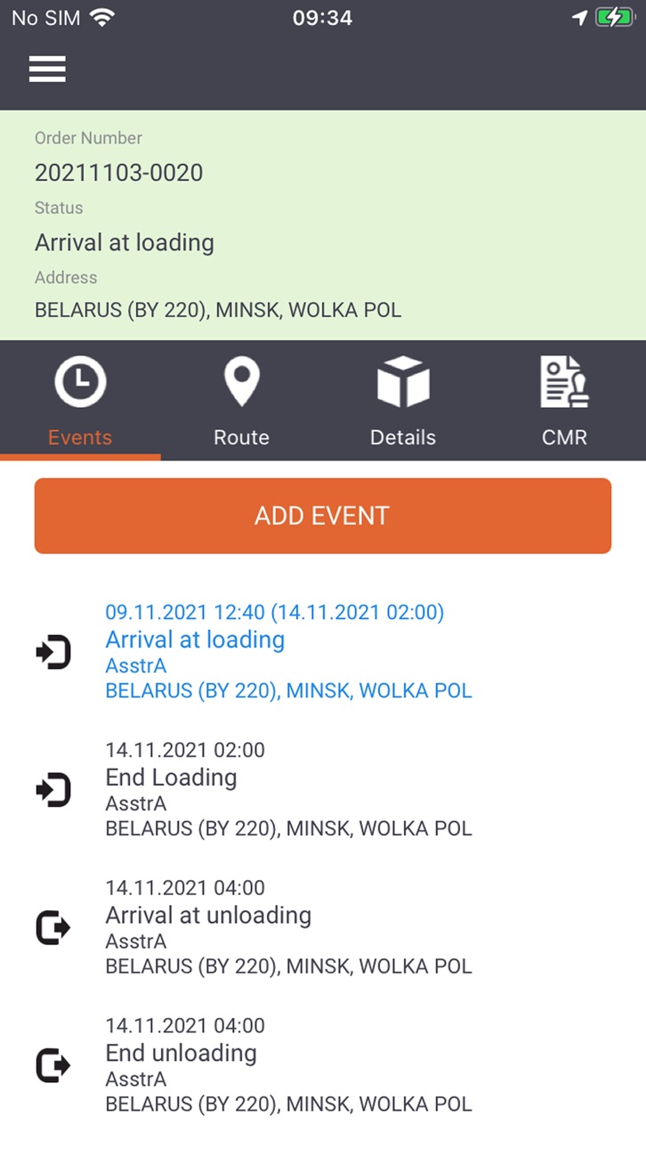 iPhone screenshot