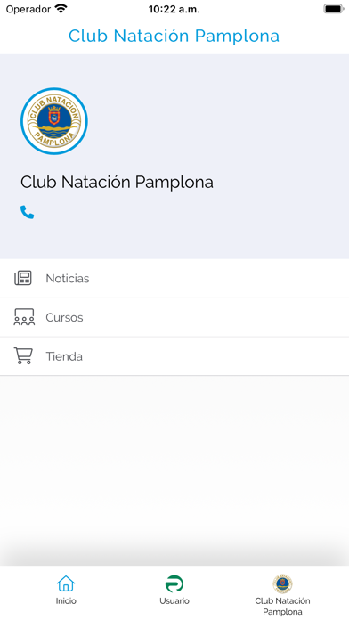 Club Natación Pamplona Screenshot