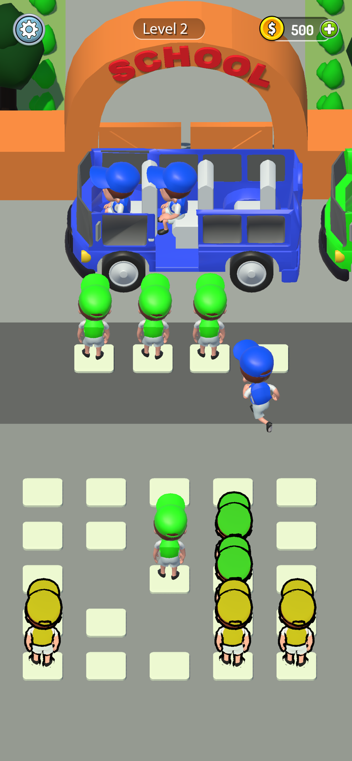 School Bus Jam - Sorting Games