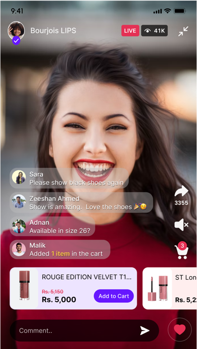 LiveBazaar Screenshot
