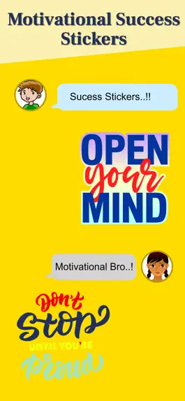 Game screenshot Motivational Success Stickers apk