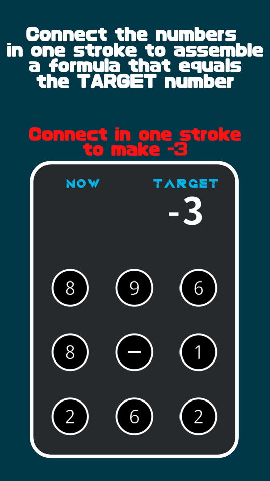 #2. TAMATH :One Stroke Math Puzzle (iOS) 由: hiroki kawakami