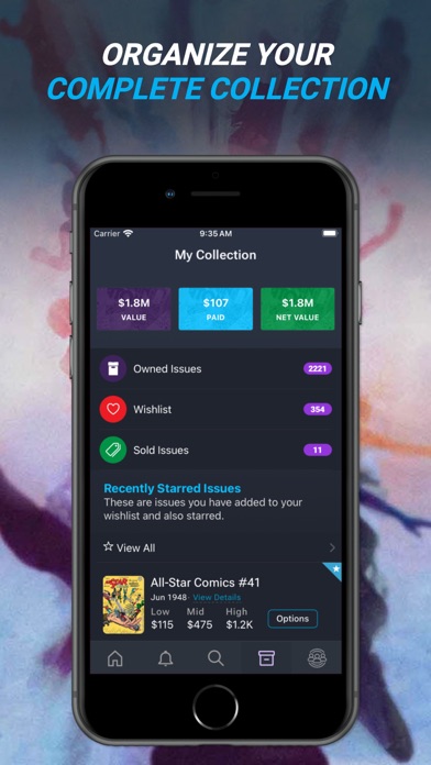 Key Collector Comics App Screenshot