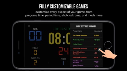 BT Basketball Scoreboard screenshot1