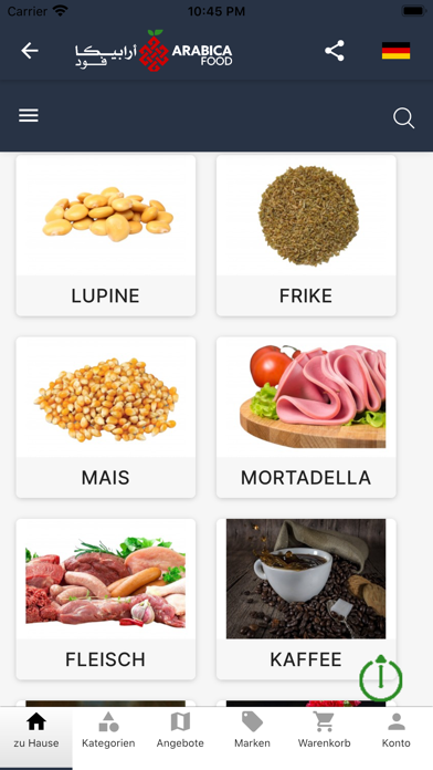 Arabica food Screenshot