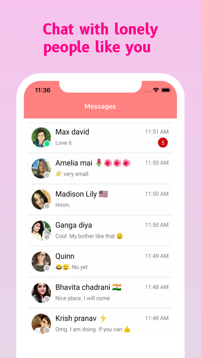 Lonely - Chat with Strangers