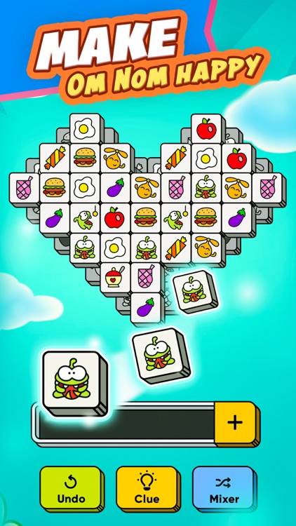 Om Nom: 3 Tiles Matching Game screenshot-2
