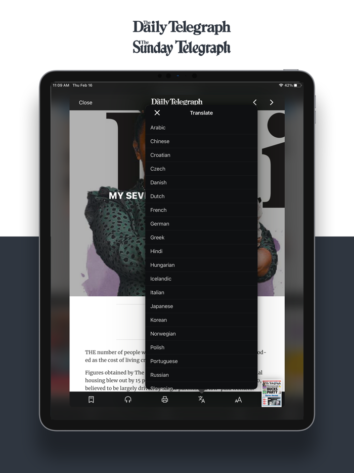 The Telegraph e-paper