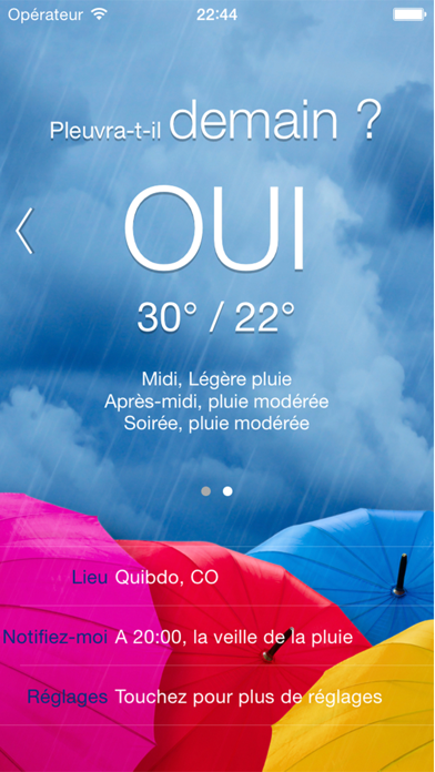 Screenshot #3 pour Pleuvra-t-il? Will it Rain PRO