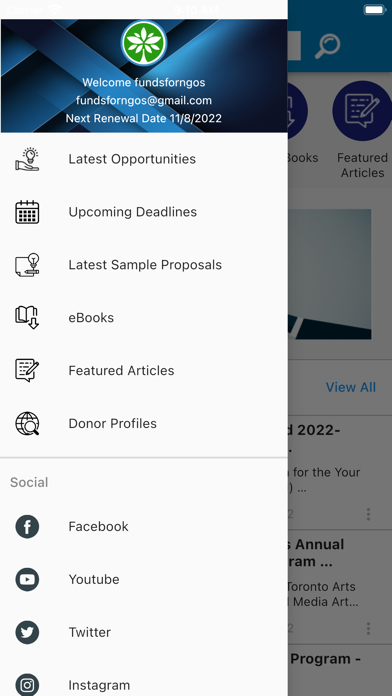 fundsforNGOs Premium Screenshot